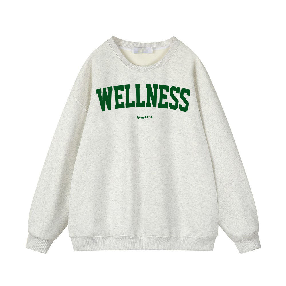 Women graphic pullover long sleeve sweatshirt