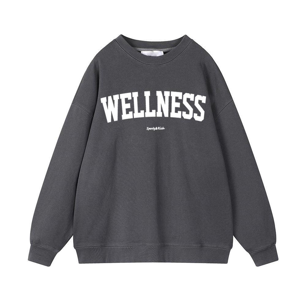 Women graphic pullover long sleeve sweatshirt