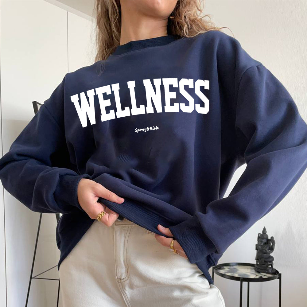 Women graphic pullover long sleeve sweatshirt