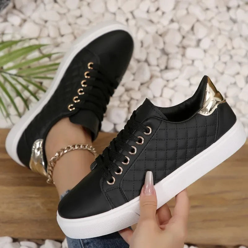 Women's Casual Lace-up Tennis Shoes for Women