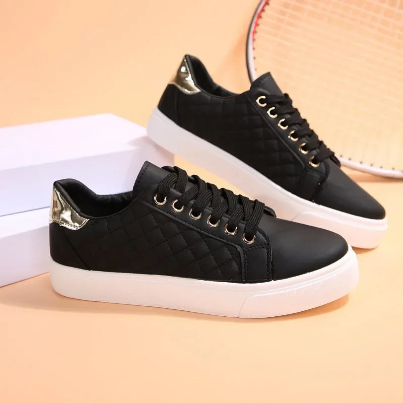 Women's Casual Lace-up Tennis Shoes for Women