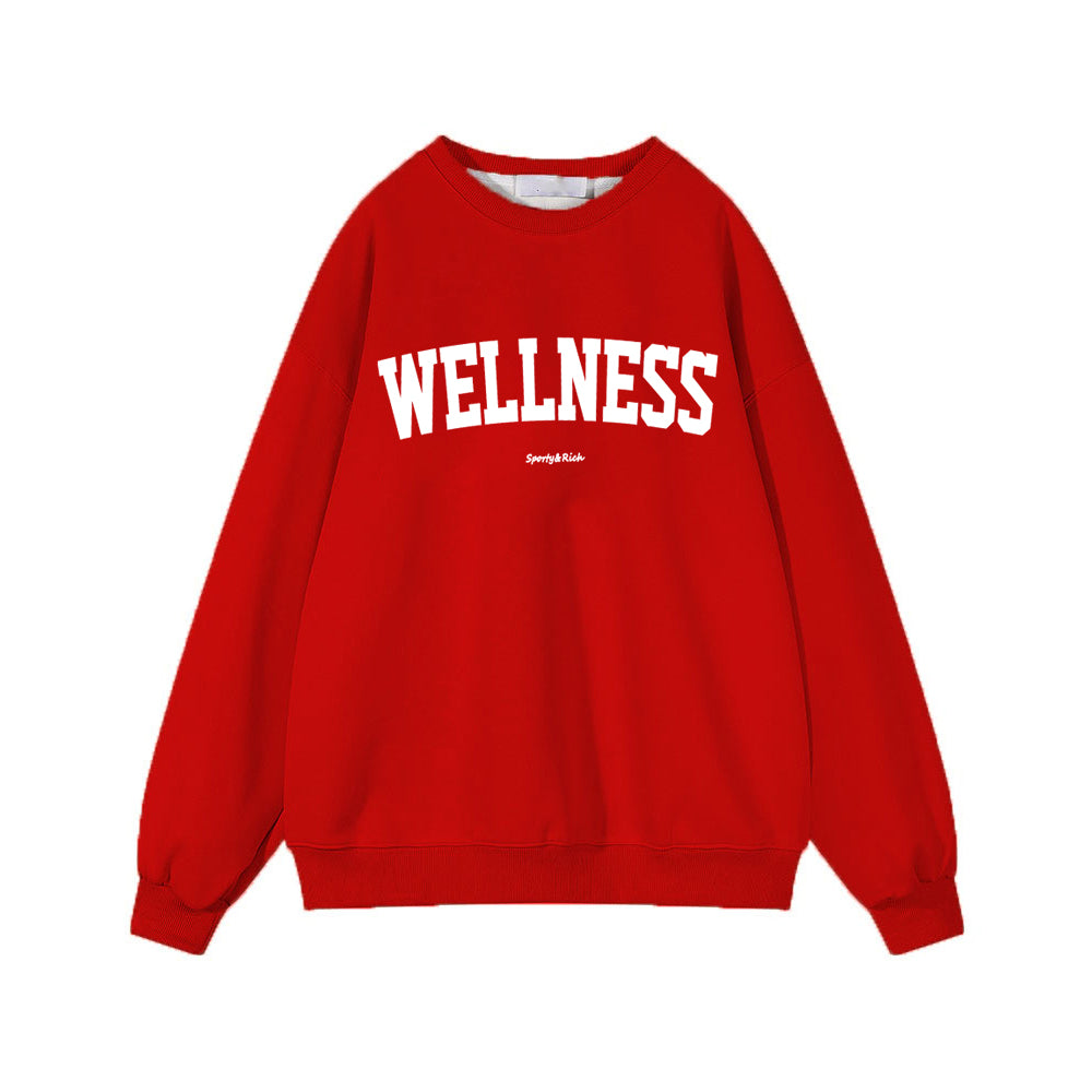 Women graphic pullover long sleeve sweatshirt