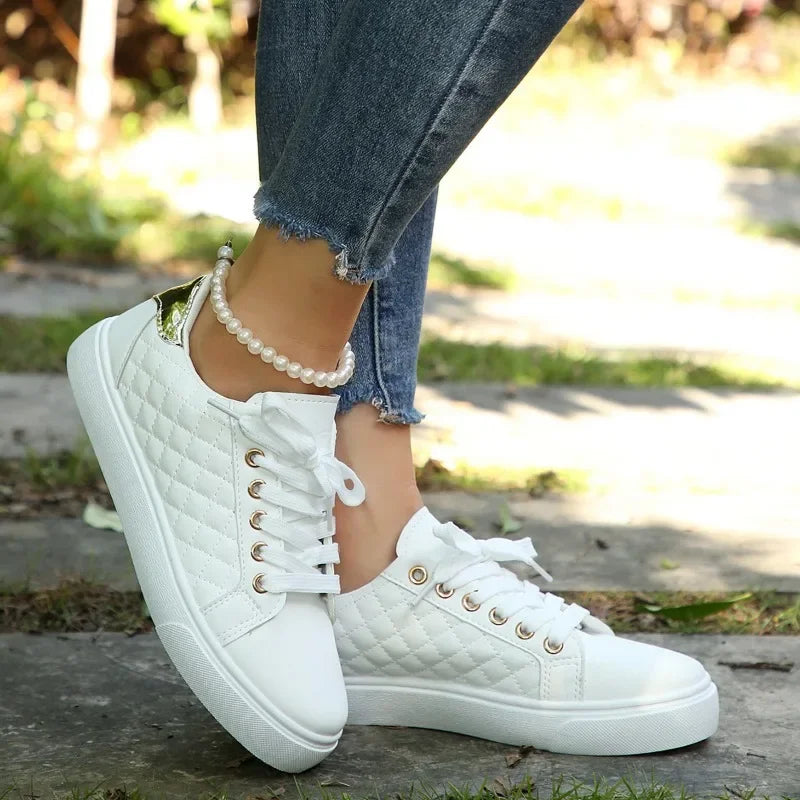 Women's Casual Lace-up Tennis Shoes for Women